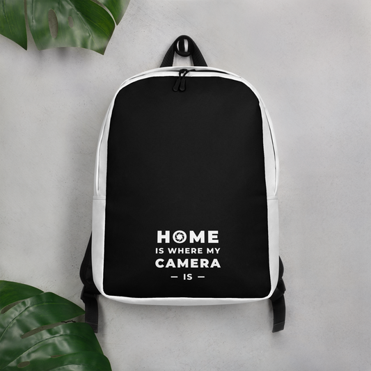 Home is where my camera is || Minimalist Backpack Photographer || Filipe Santos -Art Shop