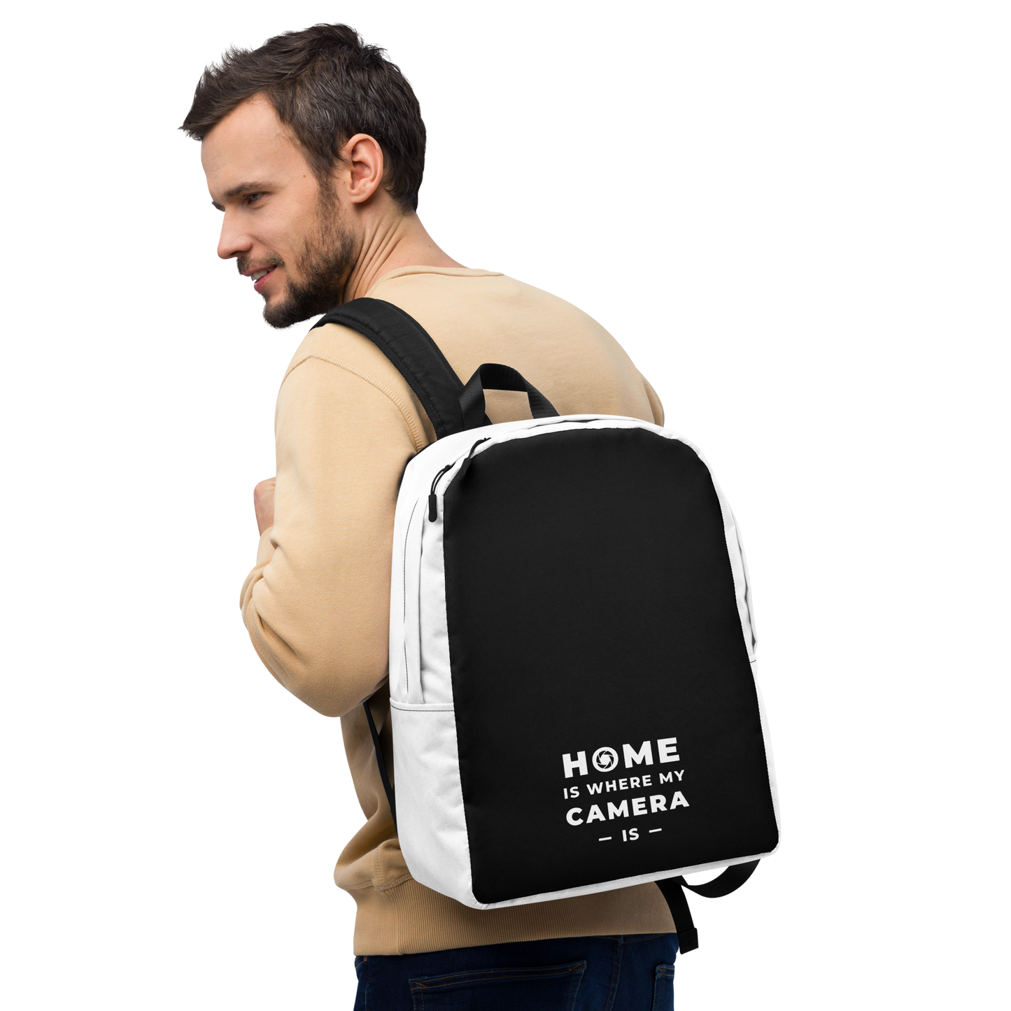 Home is where my camera is || Minimalist Backpack Photographer || Filipe Santos -Art Shop